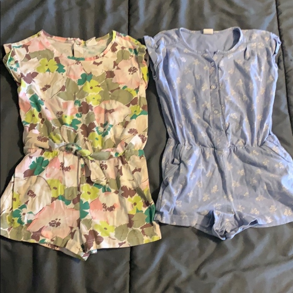 Two 3T Baby Gap Rompers